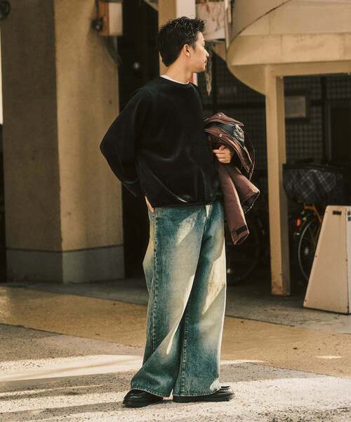 417 EDIFICE（フォーワンセブンエディフィス）の「13.5OZ 5Pデニム（デニムパンツ・メンズ・ブルー/ブラック/ライトブルー・MEDIUM/LARGE）」の20枚目の写真