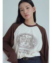 WAVE UNION | Nymphs Raglan Long sleeved T-shirt ivory(Tシャツ/カットソー)