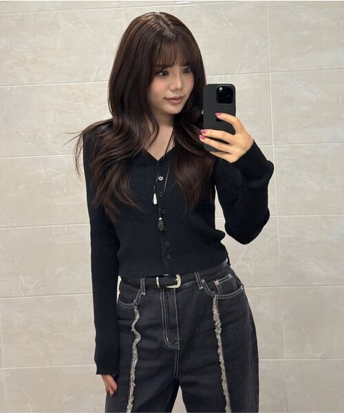 KISYNING（キシニング）の「24s denim line play bootcut（デニムパンツ・レディース・その他・SMALL/MEDIUM/LARGE/X-SMALL）」の2枚目の写真