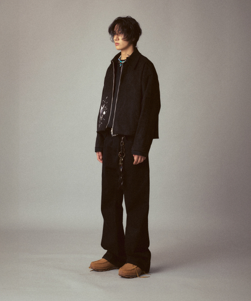 CORD(コード)の「ステイン刺繍スエードジャケット_BK(ライダースジャケット・メンズ・その他・MEDIUM/LARGE)」の7枚目の写真