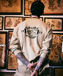 schott（ショット）の「Schott/ショット/SHAKEHAND HENLEY LS T-SHIRT/シェイクハンド ヘンリーロンT（Tシャツ/カットソー）」