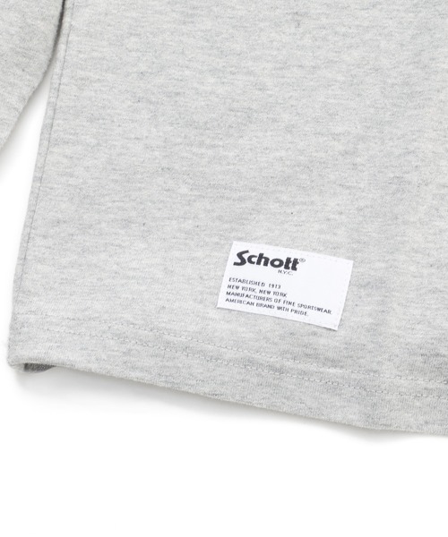 schott（ショット）の「Schott/ショット/SHAKEHAND HENLEY LS T-SHIRT/シェイクハンド ヘンリーロンT（Tシャツ/カットソー・メンズ・グレー/ホワイト/ベージュ・M/L/XL/2XL）」の19枚目の写真