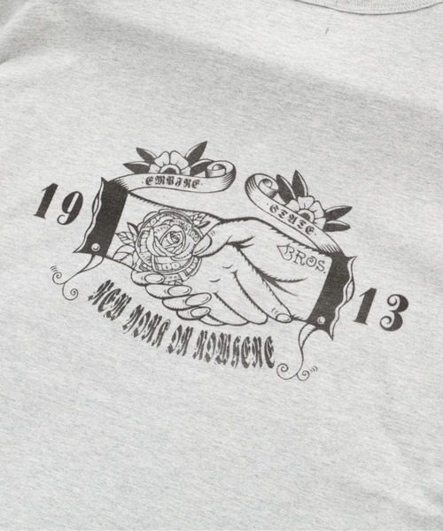 schott（ショット）の「Schott/ショット/SHAKEHAND HENLEY LS T-SHIRT/シェイクハンド ヘンリーロンT（Tシャツ/カットソー・メンズ・グレー/ホワイト/ベージュ・M/L/XL/2XL）」の21枚目の写真