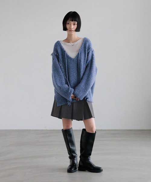 LOWRYS FARM(ローリーズファーム)の「チェックプリーツミニスカート 632529(スカート・レディース・チャコールグレー/ブラウン・FREE)」の12枚目の写真