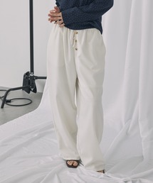 Unblend（アンブレンド）の「【Unblend】パウダーツイル ローライズ イージースラックス（スラックス）」