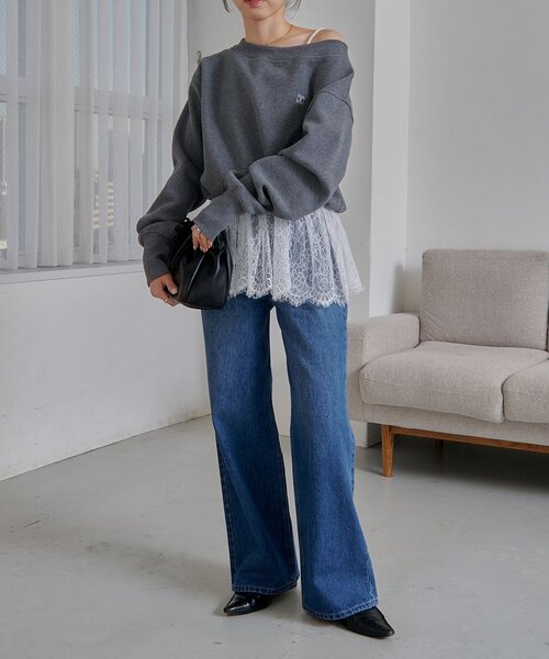 CAPRICIEUX LE'MAGE（カプリシューレマージュ）の「【トレンド感あるレイヤードコーデに！調整可能◎】レースキャミ（キャミソール・レディース・ホワイト・FREE）」の21枚目の写真