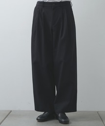markaware | 【markaware/marka】TRIPLE PLEATED WIDE TROUSERS(スラックス)