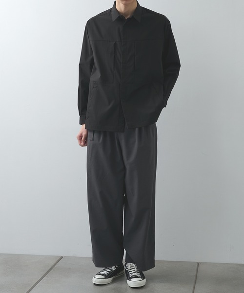 markaware（マーカウェア）の「【markaware/marka】TRIPLE PLEATED WIDE TROUSERS（スラックス・メンズ・グレー/ブラック/ネイビー・2/1）」の7枚目の写真