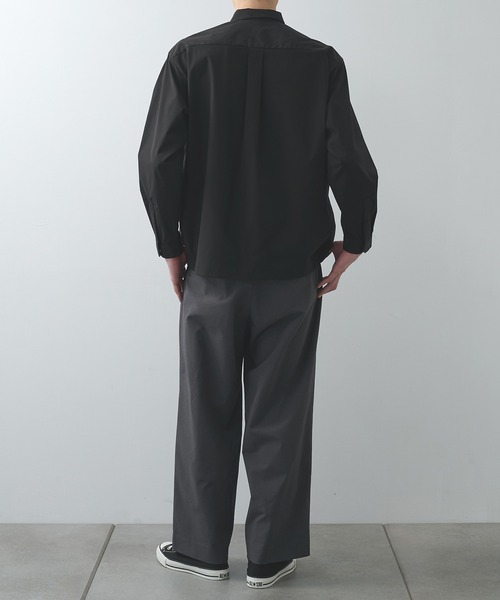 markaware（マーカウェア）の「【markaware/marka】TRIPLE PLEATED WIDE TROUSERS（スラックス・メンズ・グレー/ブラック/ネイビー・2/1）」の9枚目の写真