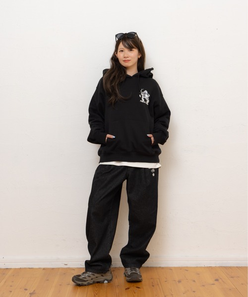kaoyorinakami(カオヨリナカミ)の「starpunch hoodie / スターパンチパーカー(パーカー・メンズ・グレー/ブラック・X-LARGE/LARGE/MEDIUM/SMALL)」の13枚目の写真