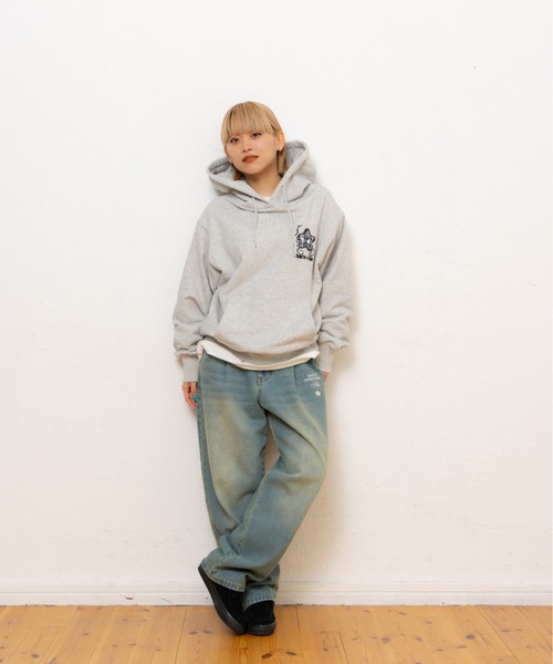 kaoyorinakami(カオヨリナカミ)の「starpunch hoodie / スターパンチパーカー(パーカー・メンズ・グレー/ブラック・X-LARGE/LARGE/MEDIUM/SMALL)」の16枚目の写真