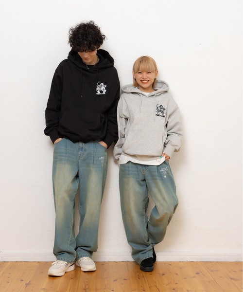 kaoyorinakami(カオヨリナカミ)の「starpunch hoodie / スターパンチパーカー(パーカー・メンズ・グレー/ブラック・X-LARGE/LARGE/MEDIUM/SMALL)」の14枚目の写真