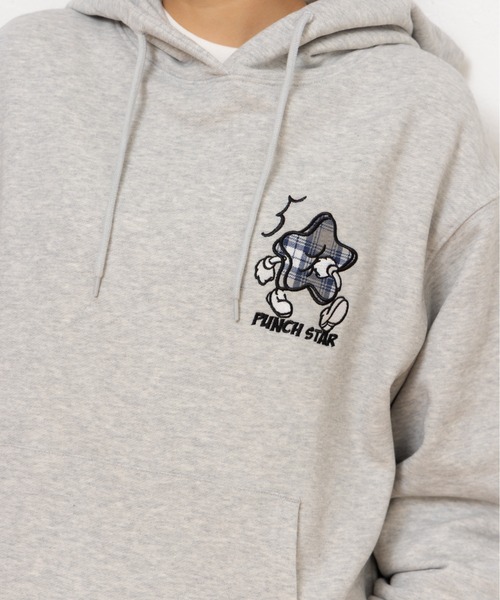kaoyorinakami(カオヨリナカミ)の「starpunch hoodie / スターパンチパーカー(パーカー・メンズ・グレー/ブラック・X-LARGE/LARGE/MEDIUM/SMALL)」の19枚目の写真