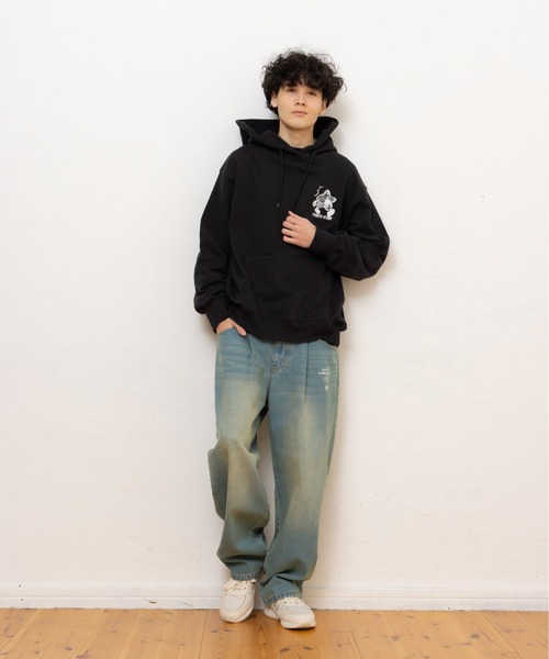 kaoyorinakami(カオヨリナカミ)の「starpunch hoodie / スターパンチパーカー(パーカー・メンズ・グレー/ブラック・X-LARGE/LARGE/MEDIUM/SMALL)」の7枚目の写真