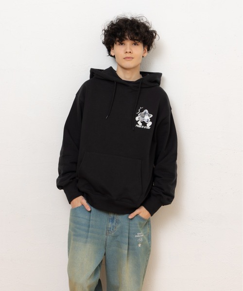 kaoyorinakami(カオヨリナカミ)の「starpunch hoodie / スターパンチパーカー(パーカー・メンズ・グレー/ブラック・X-LARGE/LARGE/MEDIUM/SMALL)」の9枚目の写真