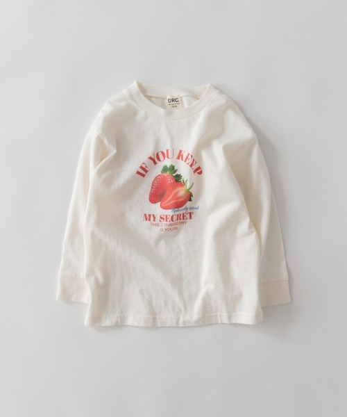 DRC branshes（ディーアールシーブランシェス）の「【WEB限定/DRC】アソート転写グラフィック長袖Tシャツ（Tシャツ/カットソー・キッズ・その他4/チャコールグレー/オフホワイト/ピンク/ブラウン/ブルーグレー/その他2/その他1/イエロー/ネイビー/ライトグリーン/その他3・110/140/130/120/100/160/150）」の9枚目の写真