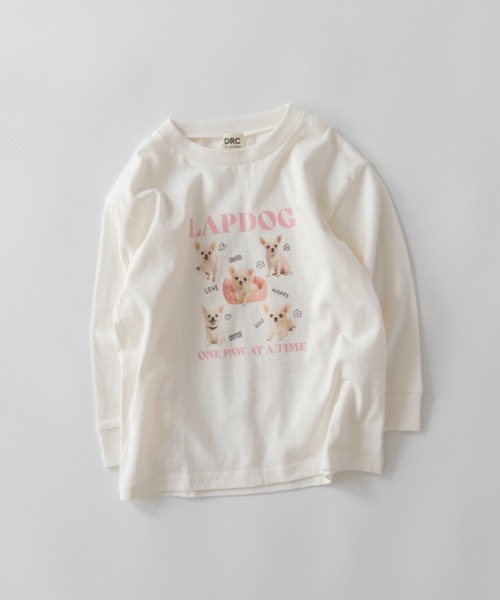 DRC branshes（ディーアールシーブランシェス）の「【WEB限定/DRC】アソート転写グラフィック長袖Tシャツ（Tシャツ/カットソー・キッズ・その他4/チャコールグレー/オフホワイト/ピンク/ブラウン/ブルーグレー/その他2/その他1/イエロー/ネイビー/ライトグリーン/その他3・110/140/130/120/100/160/150）」の11枚目の写真