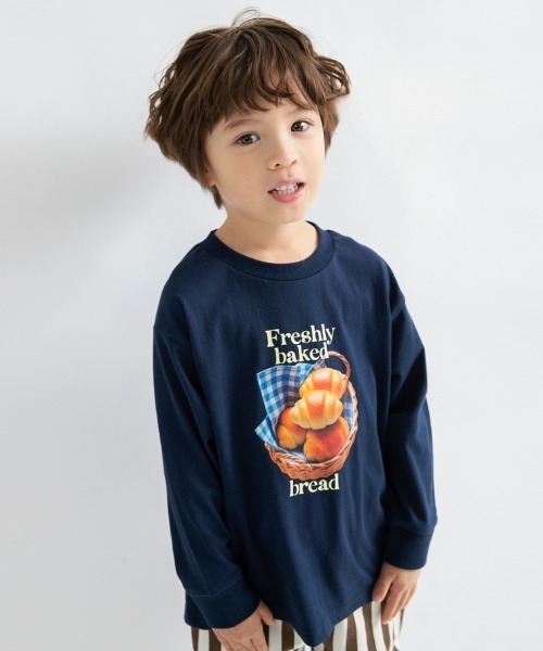 DRC branshes（ディーアールシーブランシェス）の「【WEB限定/DRC】アソート転写グラフィック長袖Tシャツ（Tシャツ/カットソー・キッズ・その他4/チャコールグレー/オフホワイト/ピンク/ブラウン/ブルーグレー/その他2/その他1/イエロー/ネイビー/ライトグリーン/その他3・110/140/130/120/100/160/150）」の7枚目の写真