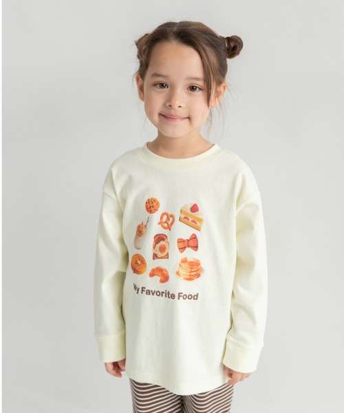 DRC branshes（ディーアールシーブランシェス）の「【WEB限定/DRC】アソート転写グラフィック長袖Tシャツ（Tシャツ/カットソー・キッズ・その他4/チャコールグレー/オフホワイト/ピンク/ブラウン/ブルーグレー/その他2/その他1/イエロー/ネイビー/ライトグリーン/その他3・110/140/130/120/100/160/150）」の8枚目の写真