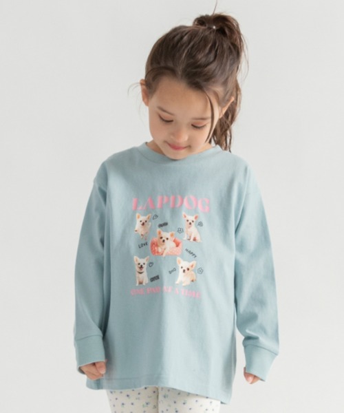 DRC branshes（ディーアールシーブランシェス）の「【WEB限定/DRC】アソート転写グラフィック長袖Tシャツ（Tシャツ/カットソー・キッズ・その他4/チャコールグレー/オフホワイト/ピンク/ブラウン/ブルーグレー/その他2/その他1/イエロー/ネイビー/ライトグリーン/その他3・110/140/130/120/100/160/150）」の6枚目の写真