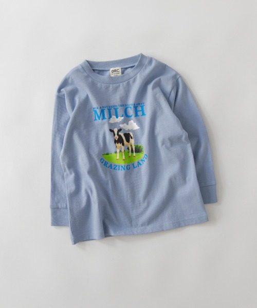 DRC branshes（ディーアールシーブランシェス）の「【WEB限定/DRC】アソート転写グラフィック長袖Tシャツ（Tシャツ/カットソー・キッズ・その他4/チャコールグレー/オフホワイト/ピンク/ブラウン/ブルーグレー/その他2/その他1/イエロー/ネイビー/ライトグリーン/その他3・110/140/130/120/100/160/150）」の4枚目の写真