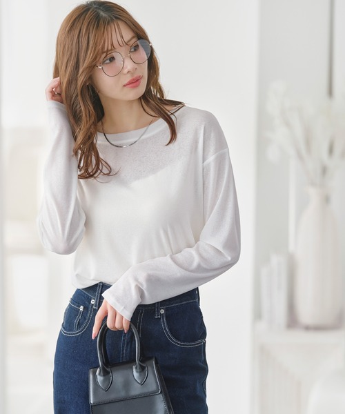YU'NOW(ユナウ)の「【丈が選べる/ストラップ調整可◎】【クッション性のあるカップで安定感抜群◎】ふわましゅブラキャミ【バッククロスデザインがかわいい♪】(キャミソール・レディース・アイボリー/ブラック系その他/ブラック/アイボリー系・LL/L/M/S)」の17枚目の写真