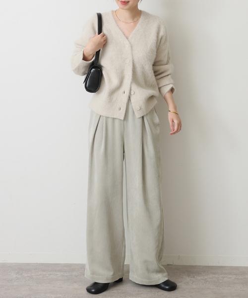 JOURNAL STANDARD（ジャーナルスタンダード）の「《追加5》コーデュロイワイドパンツ（その他パンツ・レディース・ホワイト×ホワイト/ブラウン系その他・38/36）」の8枚目の写真