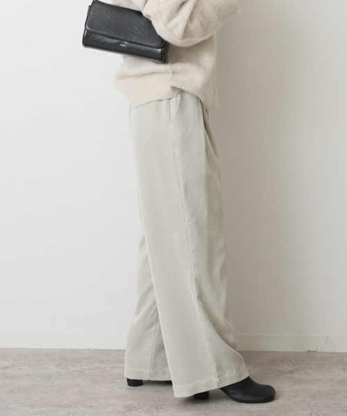 JOURNAL STANDARD（ジャーナルスタンダード）の「《追加5》コーデュロイワイドパンツ（その他パンツ・レディース・ホワイト×ホワイト/ブラウン系その他・38/36）」の13枚目の写真