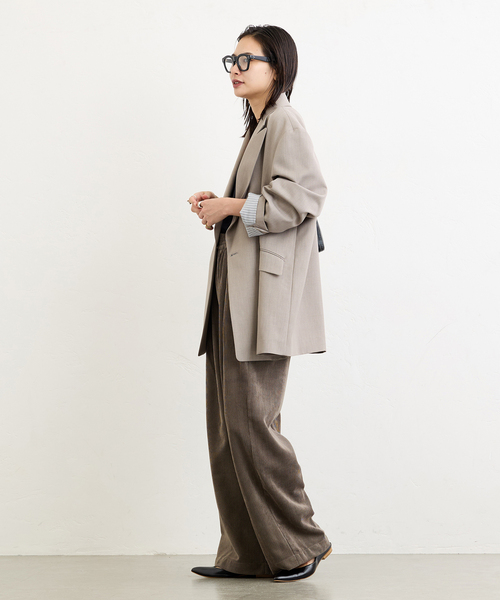 JOURNAL STANDARD（ジャーナルスタンダード）の「《追加5》コーデュロイワイドパンツ（その他パンツ・レディース・ホワイト×ホワイト/ブラウン系その他・38/36）」の18枚目の写真