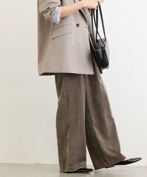 JOURNAL STANDARD（ジャーナルスタンダード）の「《追加5》コーデュロイワイドパンツ（その他パンツ・レディース・ホワイト×ホワイト/ブラウン系その他・38/36）」の19枚目の写真