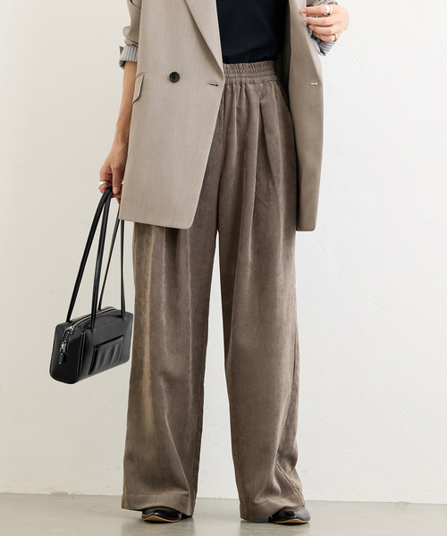 JOURNAL STANDARD（ジャーナルスタンダード）の「《追加5》コーデュロイワイドパンツ（その他パンツ・レディース・ホワイト×ホワイト/ブラウン系その他・38/36）」の20枚目の写真