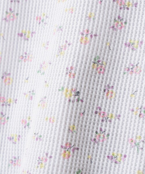 BEAMS BOY（ビームスボーイ）の「フラワー サーマル ノースリーブ（タンクトップ・レディース・ネイビー/オフホワイト・ONE SIZE）」の10枚目の写真