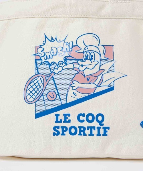 le coq sportif(ルコックスポルティフ)の「キャンバスミニトートバッグ(トートバッグ・メンズ・オレンジ/イエロー/ブルー・F)」の16枚目の写真