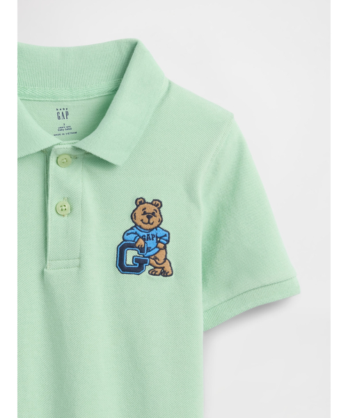 GAP（ギャップ）の「babyGap ブラナンベア ピケ ポロシャツ（ポロシャツ・キッズ・ブルー/グリーン・105cm/110cm/80ｃｍ/90cm/95cm/100cm）」の3枚目の写真
