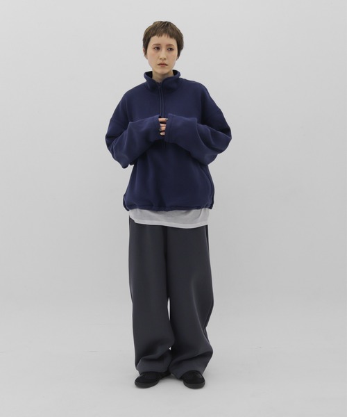 lit(リット)の「Half Zip Fleece Pullover(その他トップス・レディース・ネイビー/アイボリー・FREE)」の18枚目の写真