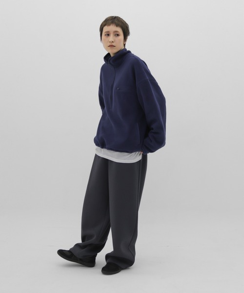 lit(リット)の「Half Zip Fleece Pullover(その他トップス・レディース・ネイビー/アイボリー・FREE)」の19枚目の写真