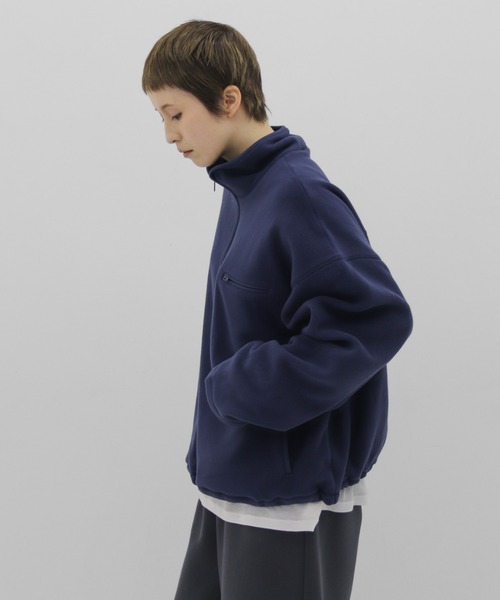 lit(リット)の「Half Zip Fleece Pullover(その他トップス・レディース・ネイビー/アイボリー・FREE)」の13枚目の写真