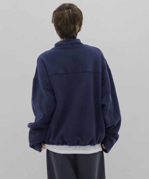 lit(リット)の「Half Zip Fleece Pullover(その他トップス・レディース・ネイビー/アイボリー・FREE)」の14枚目の写真