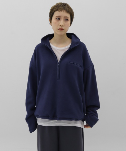 lit(リット)の「Half Zip Fleece Pullover(その他トップス・レディース・ネイビー/アイボリー・FREE)」の16枚目の写真