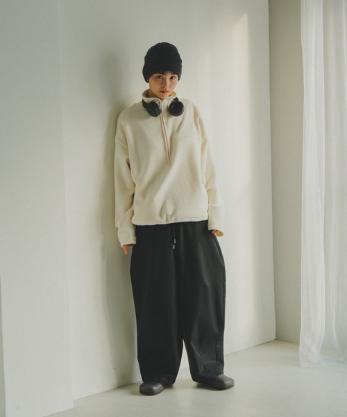 lit(リット)の「Half Zip Fleece Pullover(その他トップス・レディース・ネイビー/アイボリー・FREE)」の10枚目の写真