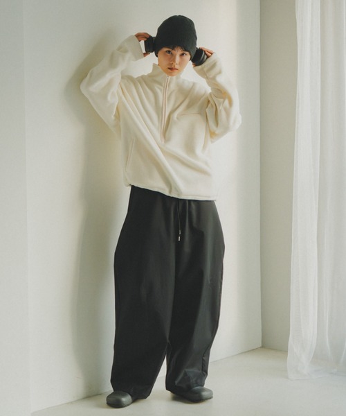 lit(リット)の「Half Zip Fleece Pullover(その他トップス・レディース・ネイビー/アイボリー・FREE)」の8枚目の写真