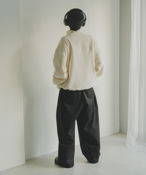 lit(リット)の「Half Zip Fleece Pullover(その他トップス・レディース・ネイビー/アイボリー・FREE)」の5枚目の写真