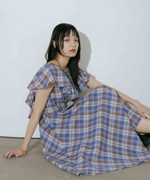 PAGEBOY | シアーチェックマルチWAYワンピース【マルチWAY着用可能】(ワンピース)