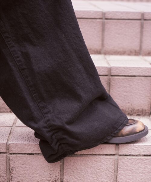 refomed(リフォメッド)の「refomed / リフォメッド FRESH MAN DENIM WIDE PANTS "OW"(デニムパンツ・メンズ・ブラック・3/2)」の7枚目の写真
