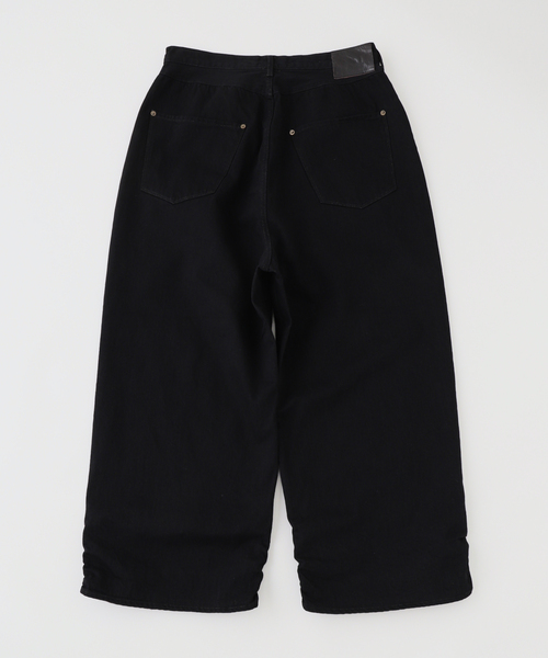 refomed(リフォメッド)の「refomed / リフォメッド FRESH MAN DENIM WIDE PANTS "OW"(デニムパンツ・メンズ・ブラック・3/2)」の9枚目の写真