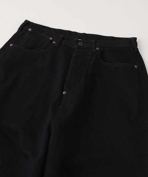 refomed(リフォメッド)の「refomed / リフォメッド FRESH MAN DENIM WIDE PANTS "OW"(デニムパンツ・メンズ・ブラック・3/2)」の10枚目の写真