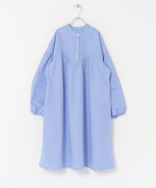 URBAN RESEARCH DOORS（アーバンリサーチドアーズ）の「『150サイズ』切替ギャザーワンピース(KIDS)（ワンピース・キッズ・ブルー/ストライプ・150）」の3枚目の写真