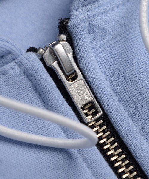 PIECEMAKER(ピースメーカー)の「DAISY CROP ZIP HOODIE (SKY BLUE)(パーカー・レディース・その他・FREE)」の4枚目の写真