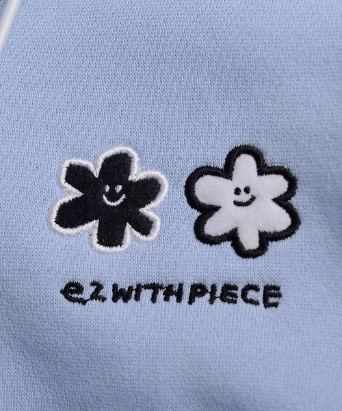PIECEMAKER(ピースメーカー)の「DAISY CROP ZIP HOODIE (SKY BLUE)(パーカー・レディース・その他・FREE)」の5枚目の写真