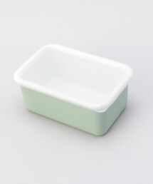 212 KITCHEN STORE | 富士ホーロー深型角容器 ヴィンテージグリーン M <212Kオリジナル>(キッチンツール)